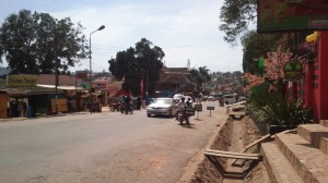 Straße in Kampala